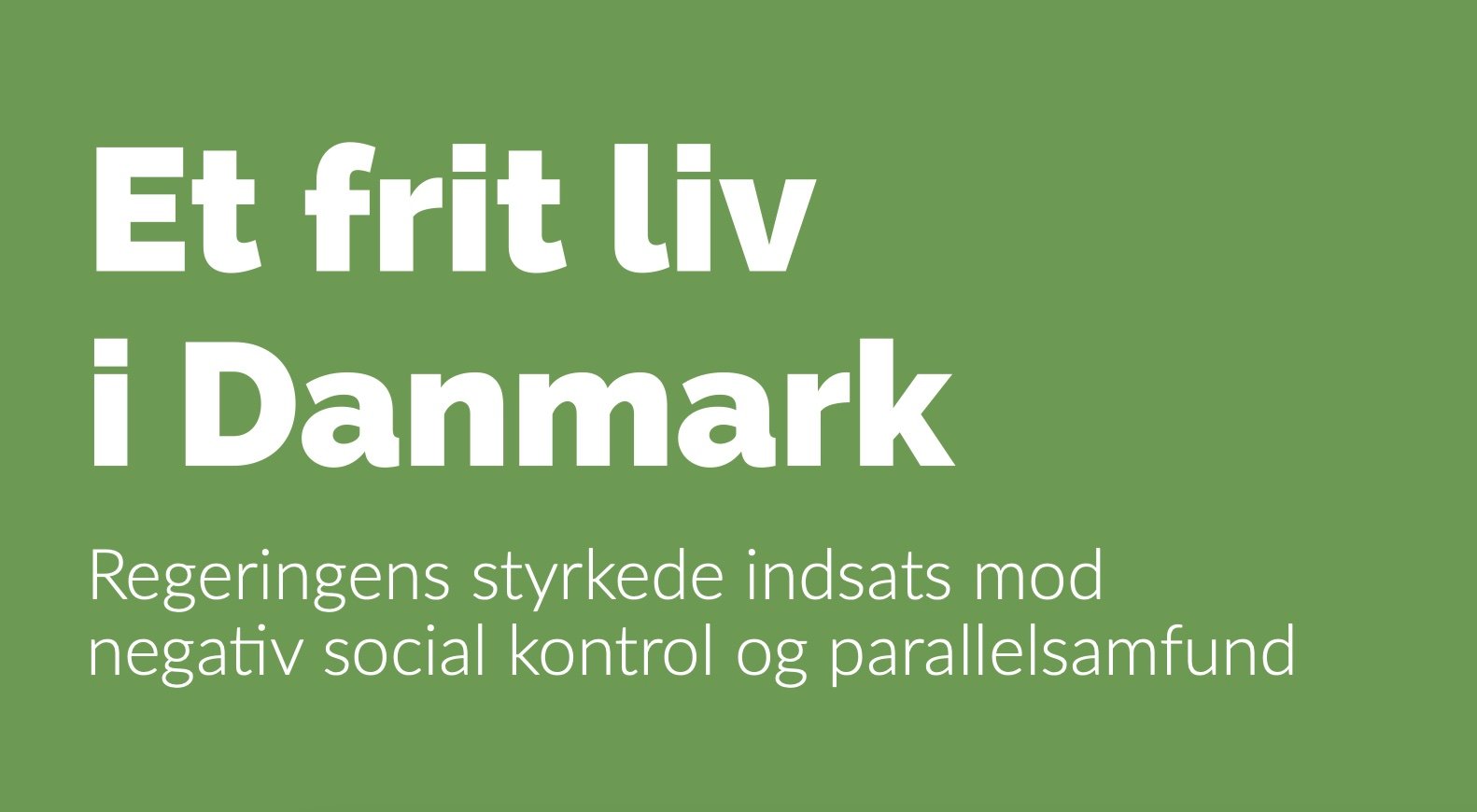 22 nye initiativer til øget statskontrol af muslimers værdier